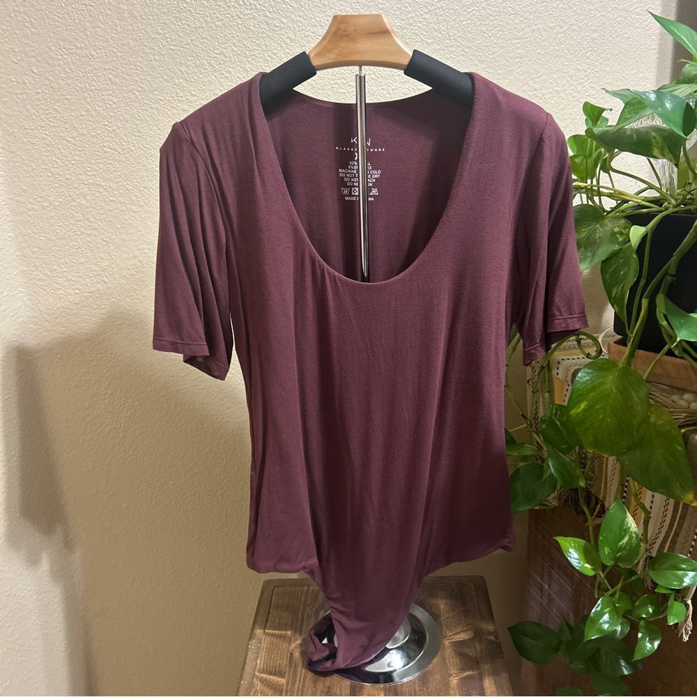 Klassy Network Deep Wine Bodysuit